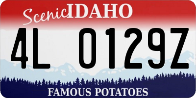 ID license plate 4L0129Z