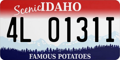 ID license plate 4L0131I