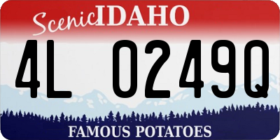 ID license plate 4L0249Q