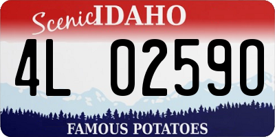 ID license plate 4L0259O