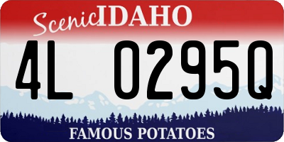 ID license plate 4L0295Q