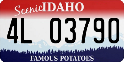 ID license plate 4L0379O