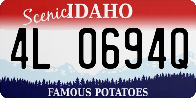 ID license plate 4L0694Q