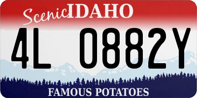 ID license plate 4L0882Y