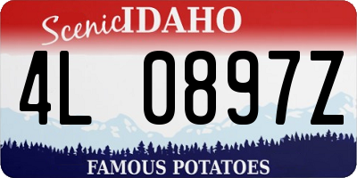 ID license plate 4L0897Z