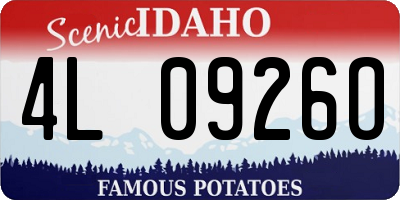 ID license plate 4L0926O