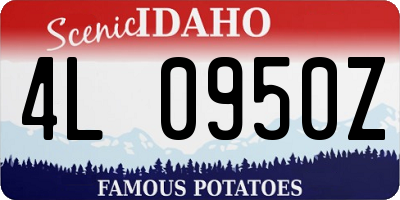 ID license plate 4L0950Z