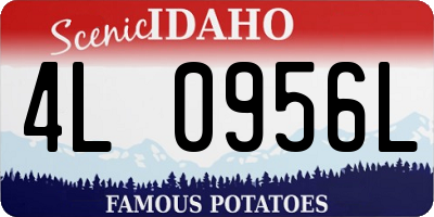 ID license plate 4L0956L