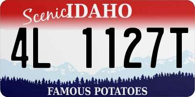 ID license plate 4L1127T