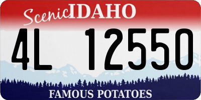 ID license plate 4L1255O