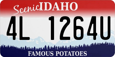 ID license plate 4L1264U