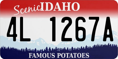 ID license plate 4L1267A