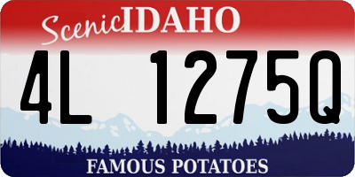 ID license plate 4L1275Q