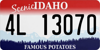 ID license plate 4L1307O