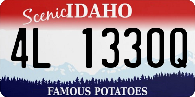 ID license plate 4L1330Q