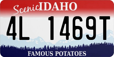 ID license plate 4L1469T