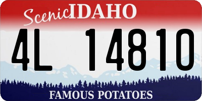 ID license plate 4L1481O