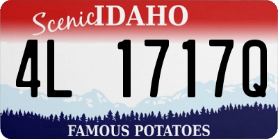 ID license plate 4L1717Q