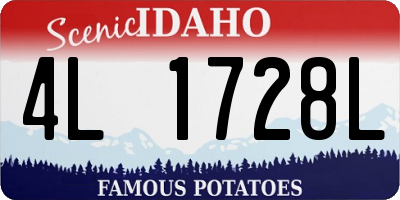 ID license plate 4L1728L