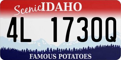 ID license plate 4L1730Q