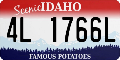 ID license plate 4L1766L