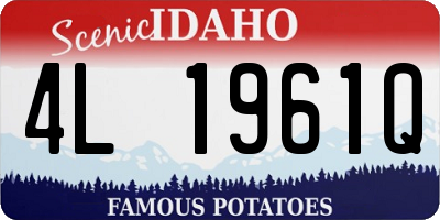ID license plate 4L1961Q