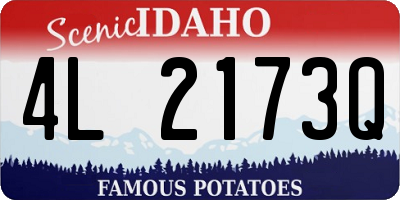 ID license plate 4L2173Q
