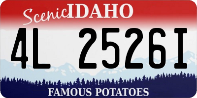 ID license plate 4L2526I