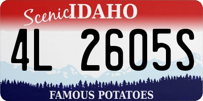 ID license plate 4L2605S
