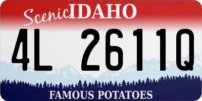 ID license plate 4L2611Q
