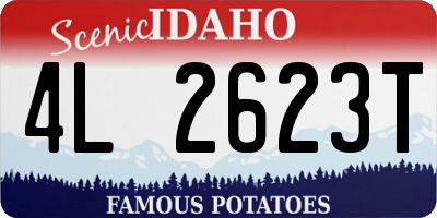 ID license plate 4L2623T