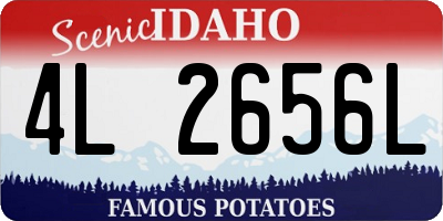 ID license plate 4L2656L