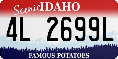 ID license plate 4L2699L