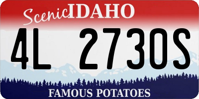 ID license plate 4L2730S