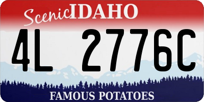 ID license plate 4L2776C