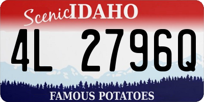 ID license plate 4L2796Q