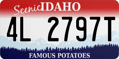 ID license plate 4L2797T