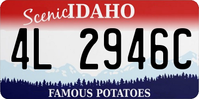 ID license plate 4L2946C
