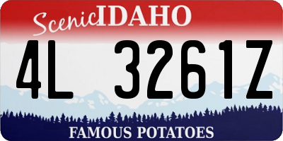 ID license plate 4L3261Z
