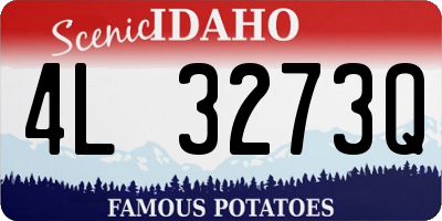 ID license plate 4L3273Q