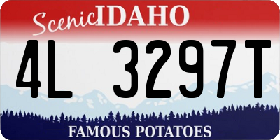 ID license plate 4L3297T