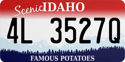 ID license plate 4L3527Q