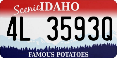 ID license plate 4L3593Q