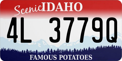 ID license plate 4L3779Q
