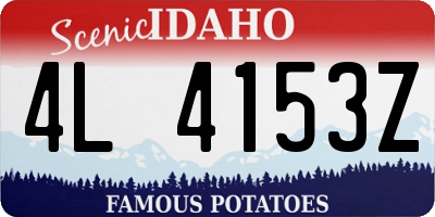 ID license plate 4L4153Z