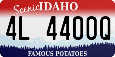 ID license plate 4L4400Q