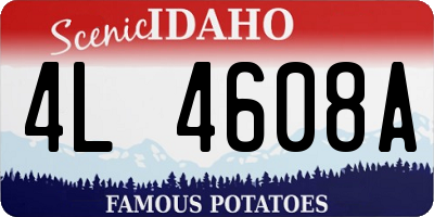 ID license plate 4L4608A