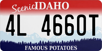 ID license plate 4L4660T