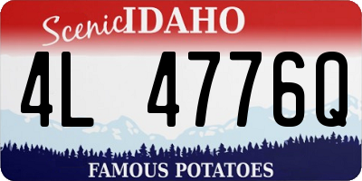 ID license plate 4L4776Q