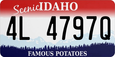 ID license plate 4L4797Q